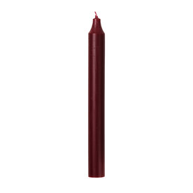 distelroos-Rustik-Lys-Dinerkaars-2,1x20-cm-burgundy