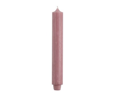 distelroos-Rustik-Lys-Dinerkaars-3,2x30-cm-Staub-rosa