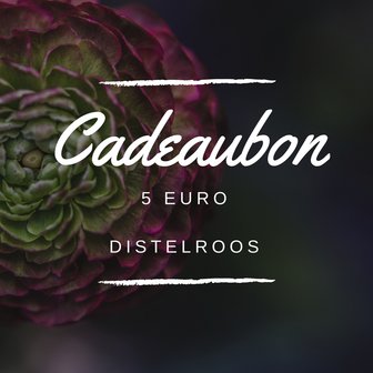 DistelRoos-Cadeaubon-5-euro