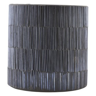 distelroos-House-doctor-WE0103-Theelicht-Pipe-Zwart-grijs