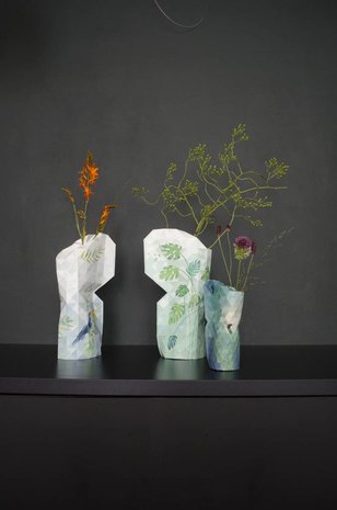 distelroos-Pepe-Heykoop-Paper-Vase-Cover-large-Jungle-Leaves
