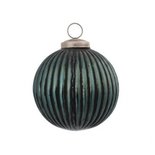 PTMD - Kerstbal blauw/zwart M