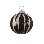 PTMD - Kerstbal zwart/goud