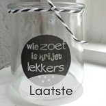 (Op) de Maalzolder - Windlichtje Wie zoet is
