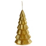 Rustik Lys - Kerstboom kaars goud Small