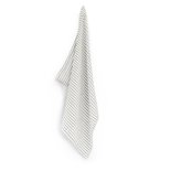 Puur lifestyle - Linnen theedoek Stripe grijs/wit
