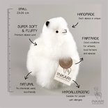 Inkari - Alpaca knuffel Ivoor S