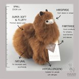 Inkari - Alpaca knuffel Walnoot S