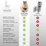 Inkari - Alpaca knuffel Walnoot S