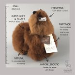 Inkari - Alpaca knuffel Choco cream S