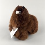 Inkari - Alpaca knuffel Chocolade S