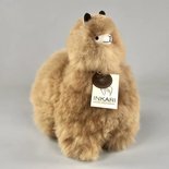Inkari - Alpaca knuffel Hazelnoot M
