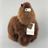 Inkari - Alpaca knuffel Choco cream M