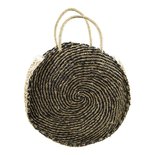 Mars & more - Jute tas rond zwart
