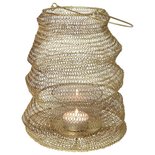 Gusta - Opvouwbaar windlicht goud