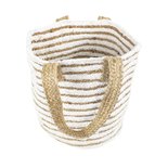 Mars & more - Tas jute katoen wit