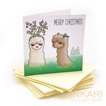 Inkari - Kaart Alpaca reindeer