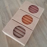Rustik Lys - Potloodkaarsjes Naturel S set van 3