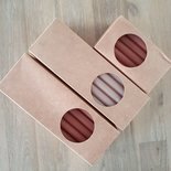Rustik Lys - Potloodkaarsjes Naturel set van 3