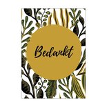 BDdesigns - Kaart Bedankt