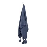 Bloomingville - Plaid Genet Blauw