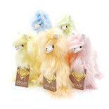 Inkari - Alpaca knuffel Suri pastel forget me not S