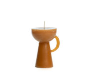 Rustik Lys - Kaars Sculpture Cup caramel