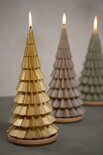 Rustik Lys - Outdoor Kerstboom kaars Goud