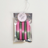 Elate & Co. - Potloodkaarsjes DIP DYE Roze-groen s/5