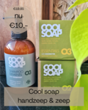Cool soap - 1 x Handzeep & 1 x zeep Super Sale