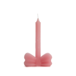 Rustik Lys - Kaars sculpture Bow pink