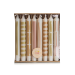 Rustik Lys - Stearine dinerkaars By Kimmi giftset Party