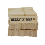 Mijn Stijl - Houten label Merry x mas