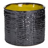 PTMD - Fiesta yellow ceramic Pot round s