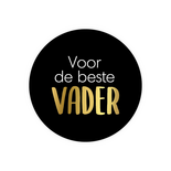 Cadeausticker 'Voor de beste vader', set van 3