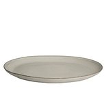 Broste Copenhagen - Plate oval 'Nordic Sand' Stoneware 
