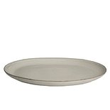 Broste Copenhagen - Plate oval 'Nordic Sand' Stoneware