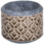 PTMD - Shane cream ceramic round Pot s