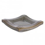 PTMD - Zippy green ceramic plate square s