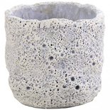PTMD - Moonrock purple Cement round pot xs