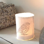 AfroDutchPaperStone - Tealight holder bird