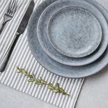 House Doctor - Grey Stone Lunch plate