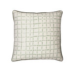Broste Copenhagen - Cushion cover Indian square Frosty green