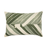 Broste Copenhagen - Cushion cover Arrow Oil green