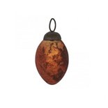 PTMD - Xmas Jul Orange glass ball oval S