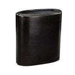 PTMD - Vase Aluminium two tone brown vase flower S