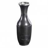 PTMD - Aluminium two tone vase long S black