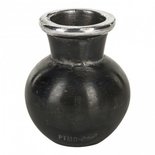 PTMD - Vase Aluminium Twotone Grey small vase S  