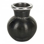 PTMD - Vase Aluminium Twotone Grey small vase S
