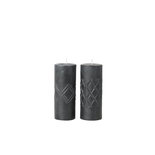 Broste Copenhagen - Kaars Crystal Smoked Pearl s/2